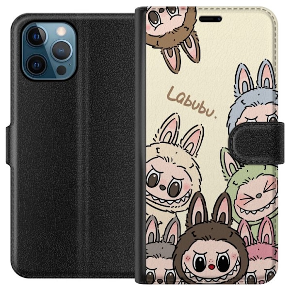 Apple iPhone 12 Pro Tegnebogsetui Labubu Pastel Collection