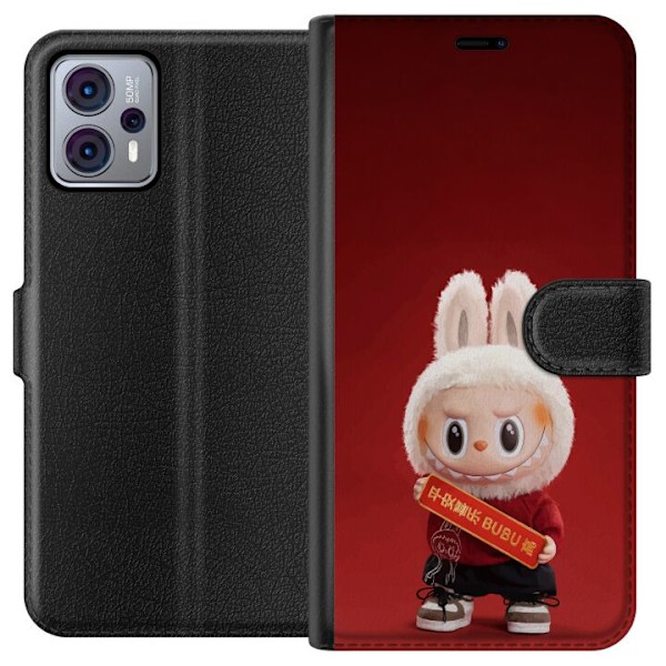 Motorola Moto G23 Lompakkokotelo Pop Mart The Monsters Labubu