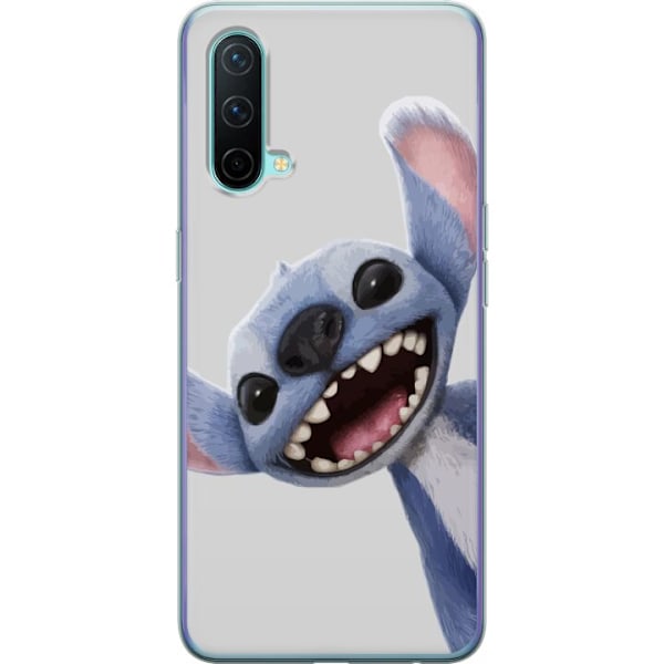 OnePlus Nord CE 5G Genomskinligt Skal Stitch i Fart – Kawaii Design för Fans & Barn