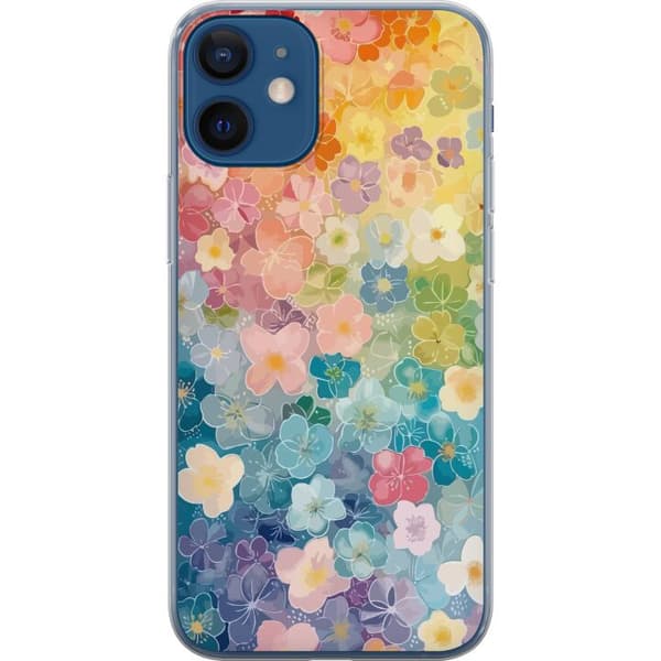 Kompatibelt Mobildeksel til Apple iPhone 12 mini Liljer
