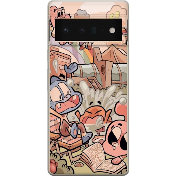 Google Pixel 6 Pro Läpinäkyvä kuori Animoitu
