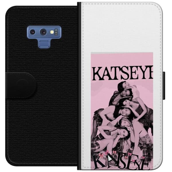 Kompatibelt Lommeboketui til Samsung Galaxy Note9 KATSEYE i rosa rosa