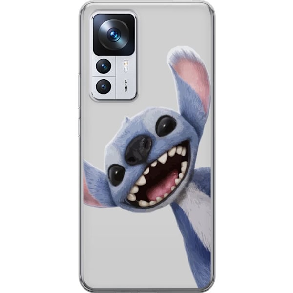 Xiaomi 12T Pro Gjennomsiktig deksel Stitch i Fart - Kawaii Des