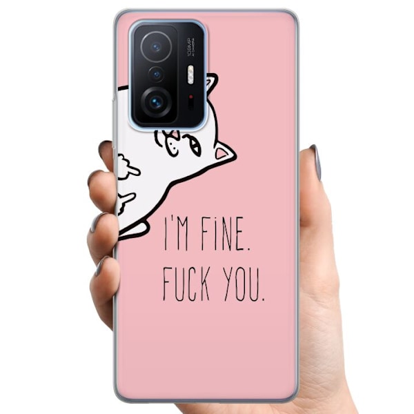 Xiaomi 11T TPU Mobildeksel Fint