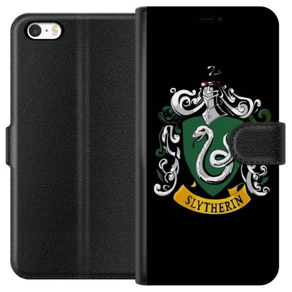 Apple iPhone 5 Lompakkokotelo Harry Potter - Slytherin