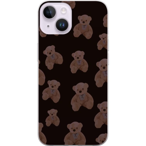 Apple iPhone 15 Plus Gjennomsiktig deksel En bjørn flere bjø
