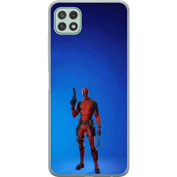 Samsung Galaxy A22 5G Läpinäkyvä kuori Fortnite - Spider-Ma