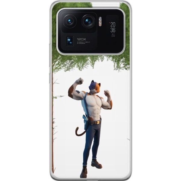 Xiaomi Mi 11 Ultra Gennemsigtig cover Fortnite - Meowscles
