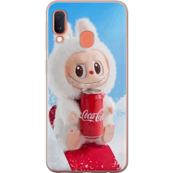 Samsung Galaxy A20e Läpinäkyvä kuori Labubu Summer Edition