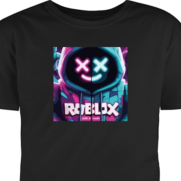 Lasten T-paita | Mukava T-paita Lapsille Roblox musta 7-8 Vuotta
