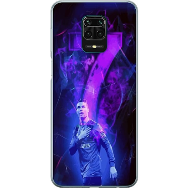 Xiaomi Redmi Note 9 Pro Läpinäkyvä kuori Ronaldo 7 - Jalkap