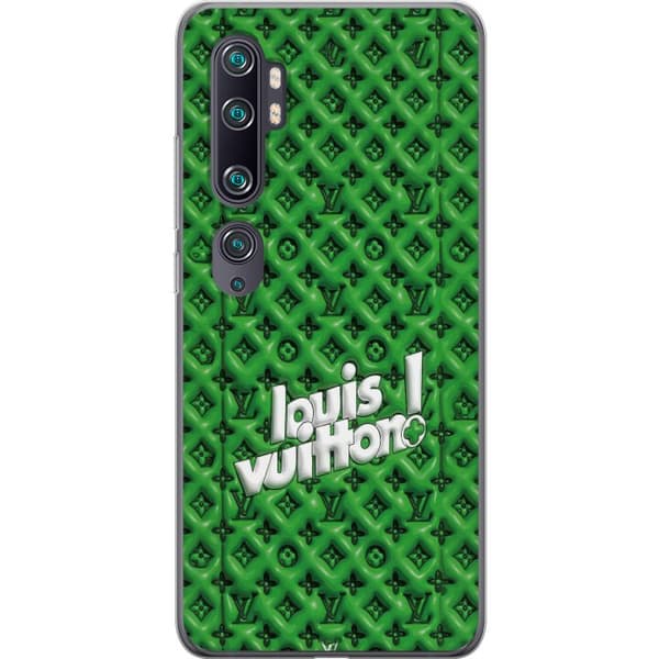 Kompatibelt Mobildeksel til Xiaomi Mi Note 10 Inspirert grønt monogram med logo grønn