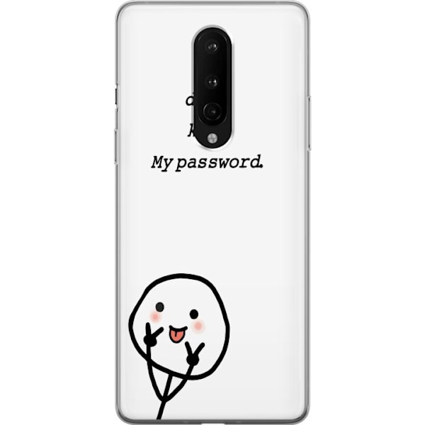 OnePlus 8 Läpinäkyvä kuori Et Tunne Salasanaani