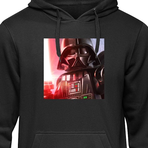 Barn-Hoodie | Mjuk Huvtröja för Barn Darth Vader svart 12-13 År