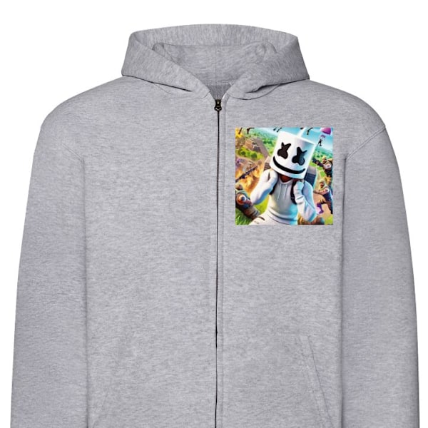 Zip-Hoodie | Huvtröja med Dragkedja för Vuxna Fortnite