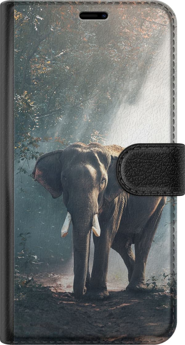Kompatibelt Plånboksfodral till Apple iPhone 12 Elefant