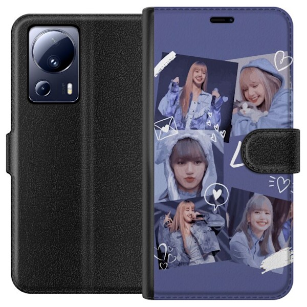 Xiaomi 13 Lite Plånboksfodral Lisa Blackpink – Aesthetic K-pop Queen