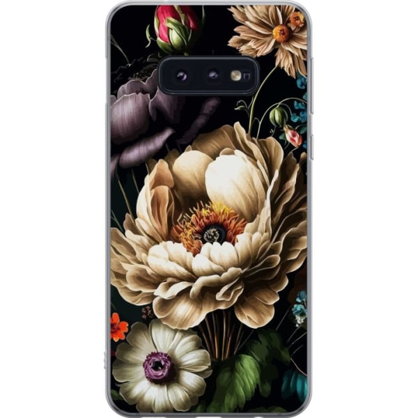 Samsung Galaxy S10e Gjennomsiktig deksel Blomster