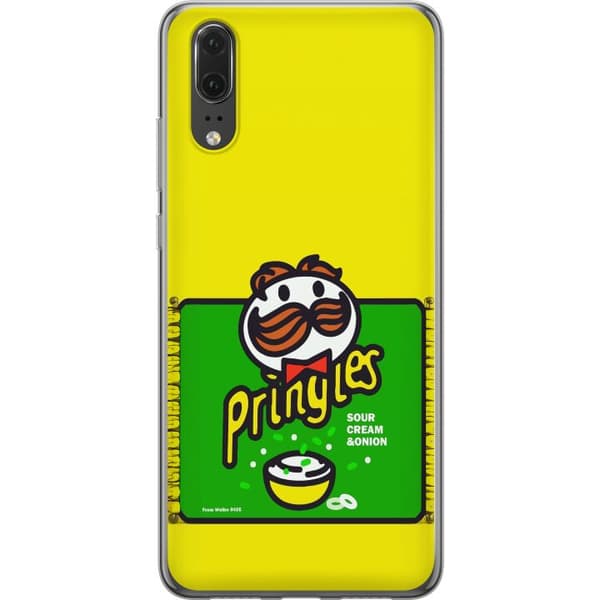 Kompatibelt Mobildeksel til Huawei P20 Pringles gul