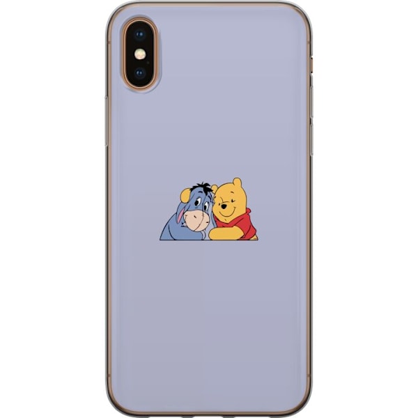 Apple iPhone XS Gennemsigtig cover Nalle Puh og Æsel