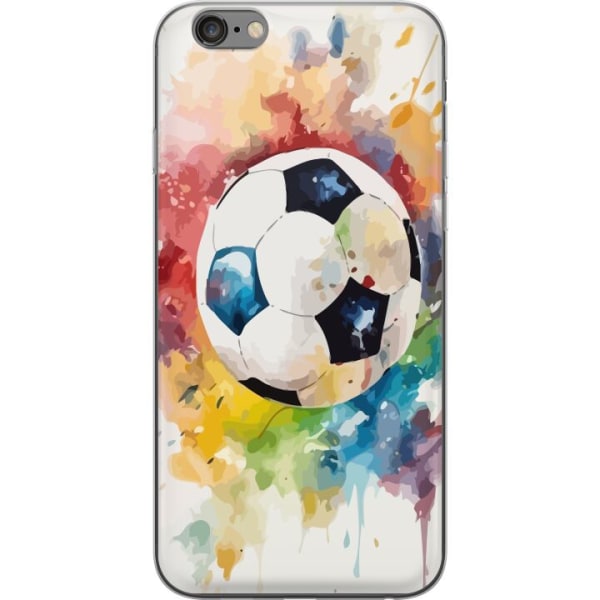 Apple iPhone 6s Plus Gjennomsiktig deksel Fotball