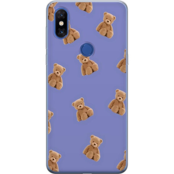 Xiaomi Mi Mix 3 Gennemsigtig cover Flyvende bjørne