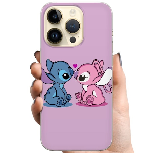 Apple iPhone 15 Pro TPU Mobilskal Lilo and Stitch