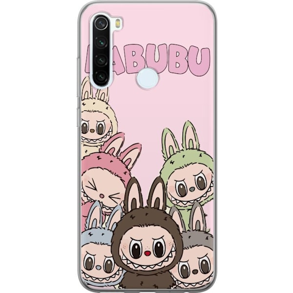 Xiaomi Redmi Note 8 Läpinäkyvä kuori Labubu Classics