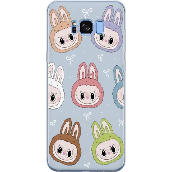 Samsung Galaxy S8 Läpinäkyvä kuori Tähtikuvioitu hirviöas