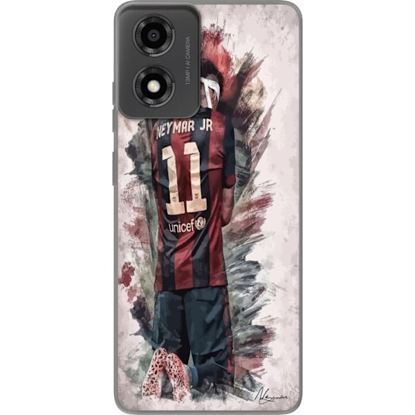 Motorola Moto E14 Gennemsigtig cover Neymar