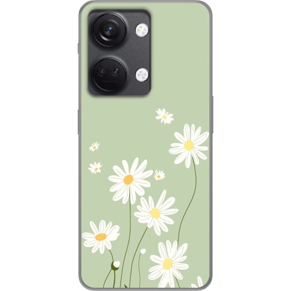 OnePlus Nord 3 Genomskinligt Skal Prästkragar – blommigt mönster i svensk sommarstil