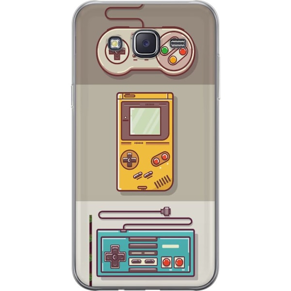 Samsung Galaxy J5 Gennemsigtig cover Nintendo Retro