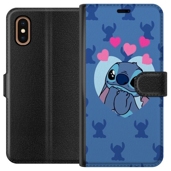 Apple iPhone XS Max Plånboksfodral stitch