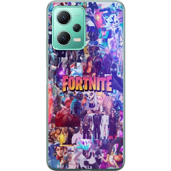 Xiaomi Redmi Note 12 Genomskinligt Skal Fortnite