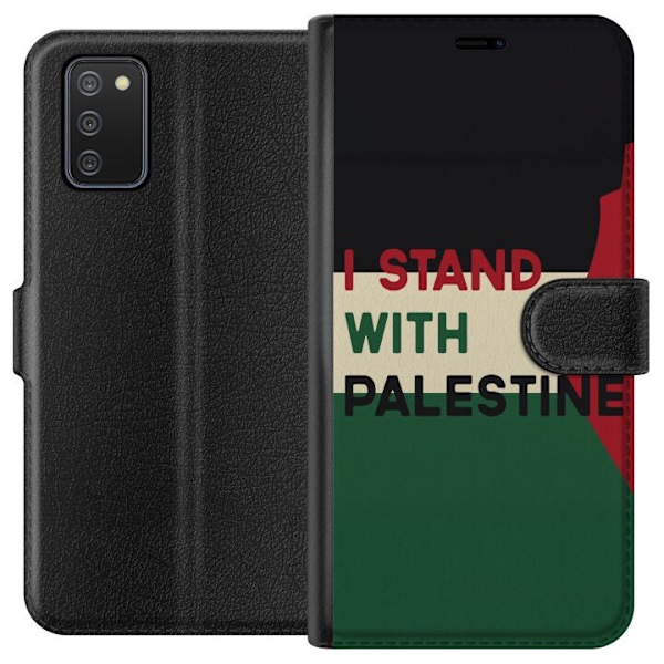 Samsung Galaxy A02s Plånboksfodral Stand with Palestine – s