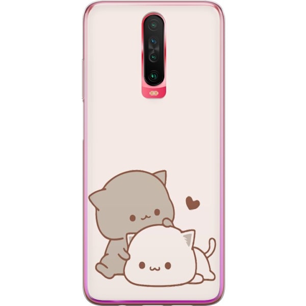 Xiaomi Redmi K30 Genomskinligt Skal Kawaii Söta katter