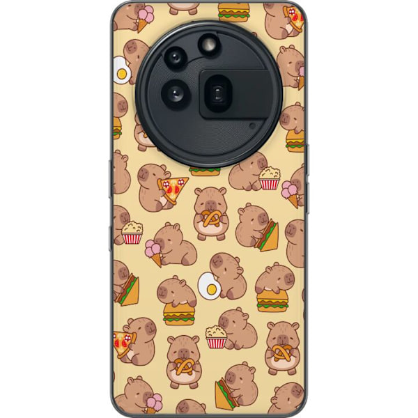 Nothing Phone (3a) Pro Läpinäkyvä kuori Kawaii capybara puhelinkotelo useilla söpöillä hahmoilla