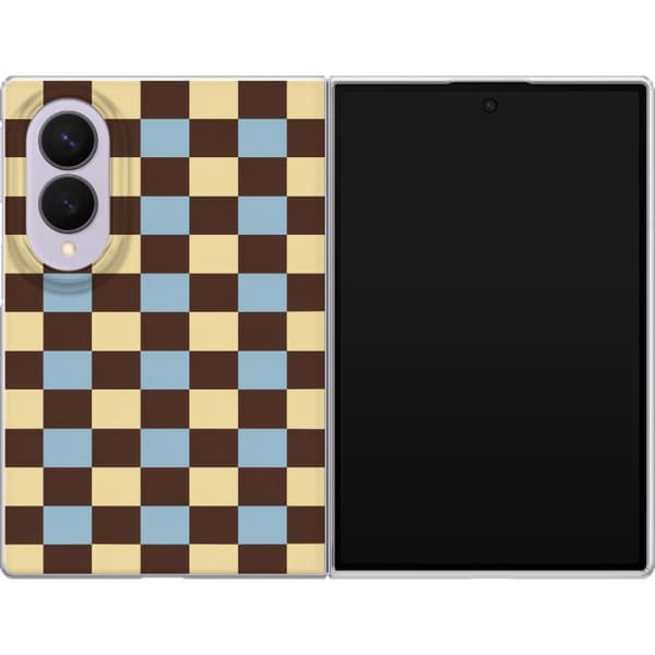 Kompatibelt Mobildeksel til Samsung Galaxy Z Fold8 Brunt pastellsjakk brun