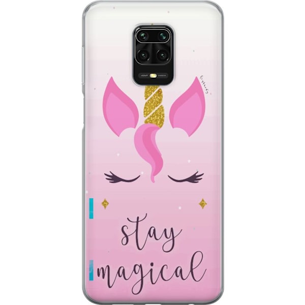 Xiaomi Redmi Note 9S Gjennomsiktig deksel Unicornsikt