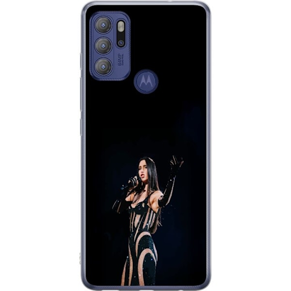 Motorola Moto G60S Genomskinligt Skal Dua Lipa – Pop Star Ae
