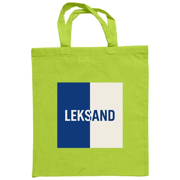 Mulepose | Holdbar Indkøbstaske i Stof Leksand – Hockey Lysegrøn one size