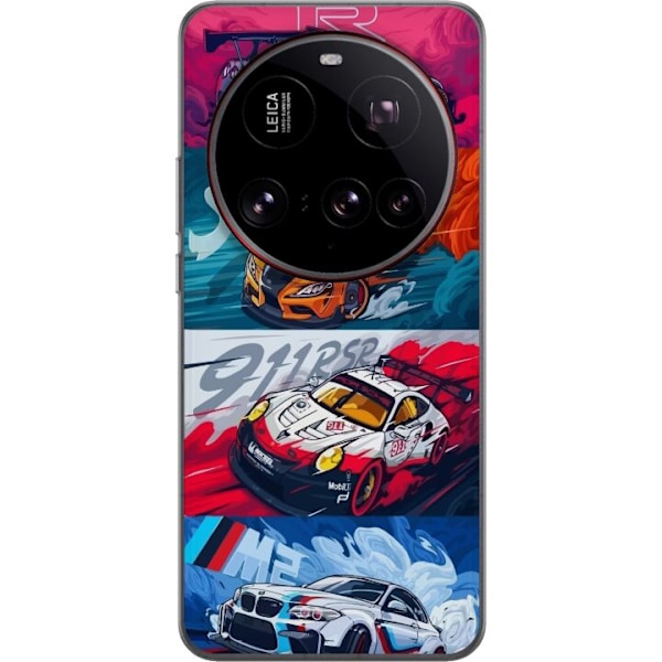 Xiaomi 15 Ultra Läpinäkyvä kuori Nopeat Autot - Piirretty K