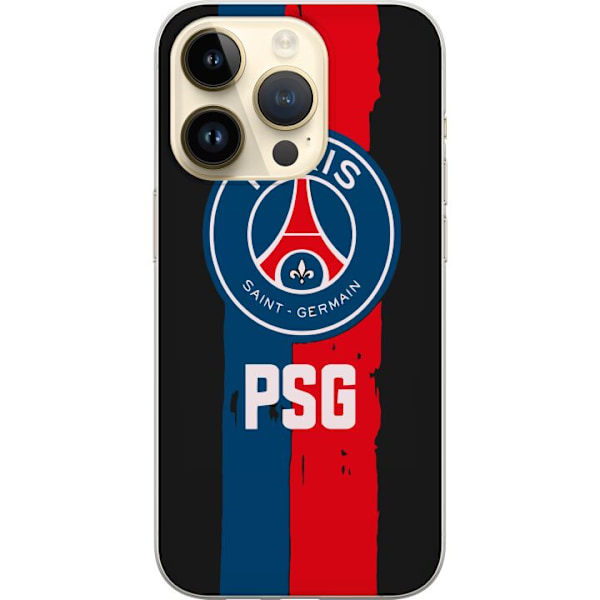 Apple iPhone 14 Pro Läpinäkyvä kuori Paris Saint-Germain F.