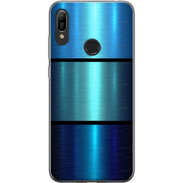 Huawei Y6 (2019) Gennemsigtig cover Blå