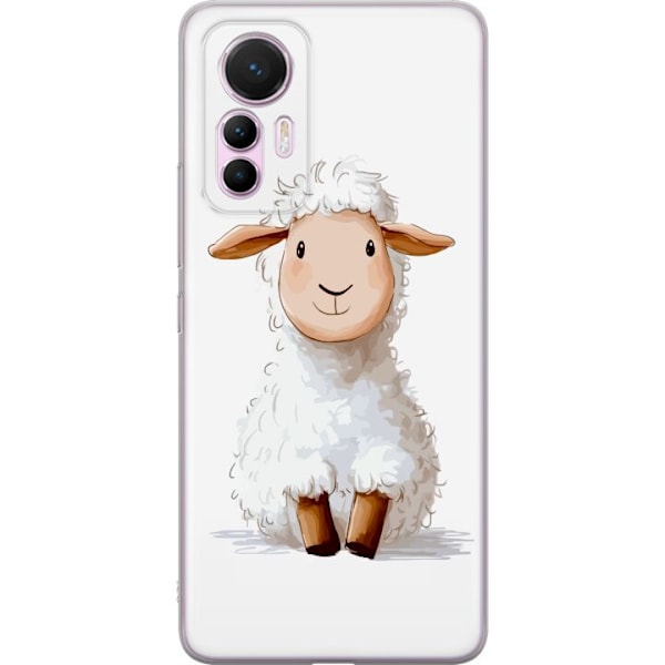 Xiaomi 12 Lite Läpinäkyvä kuori Suloinen Lammas - lasten ja vauvan tuotteita sarjakuvatyyliin