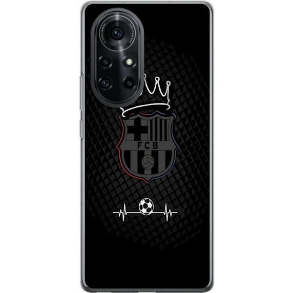 Huawei nova 8 Pro Läpinäkyvä kuori FC Barcelona Emblem Jalkapalloaihe Sininen Punainen Seuramerkki Katalonia La Liga Fanit Suosittu Ikoninen