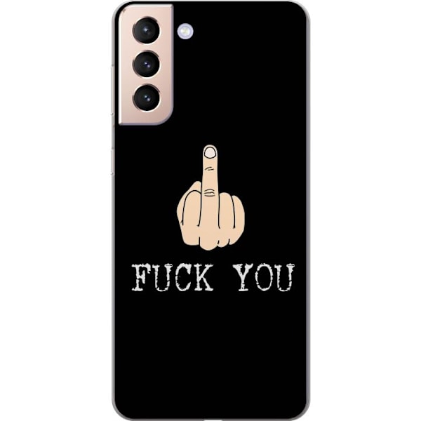 Samsung Galaxy S21 Läpinäkyvä kuori Vittu Sinä