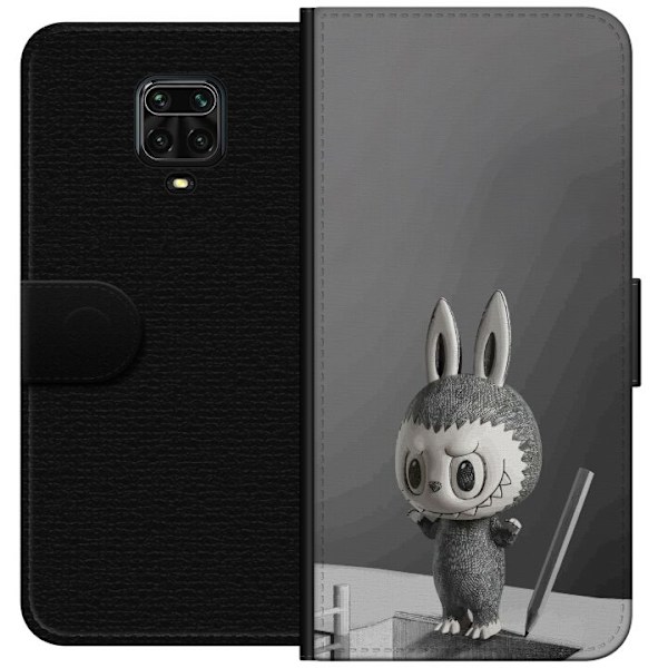 Xiaomi Redmi Note 9 Pro Tegnebogsetui Pop Mart MEGA LABUBU LABUBU Sketch 1000%