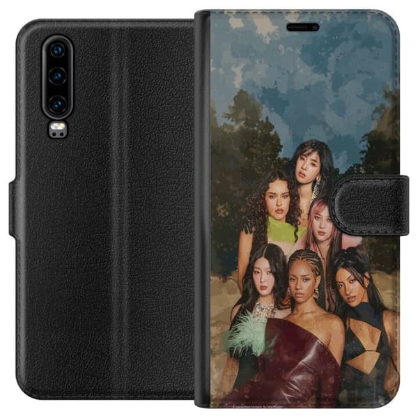 Kompatibel Tegnebogsetui til Huawei P30 KATSEYE brun