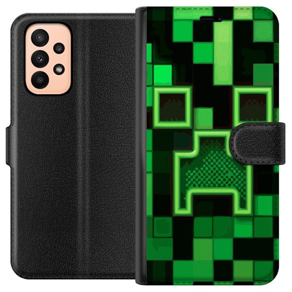 Samsung Galaxy A23 Lompakkokotelo Minecraft